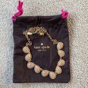 Kate Spade New York Pink and gold necklace